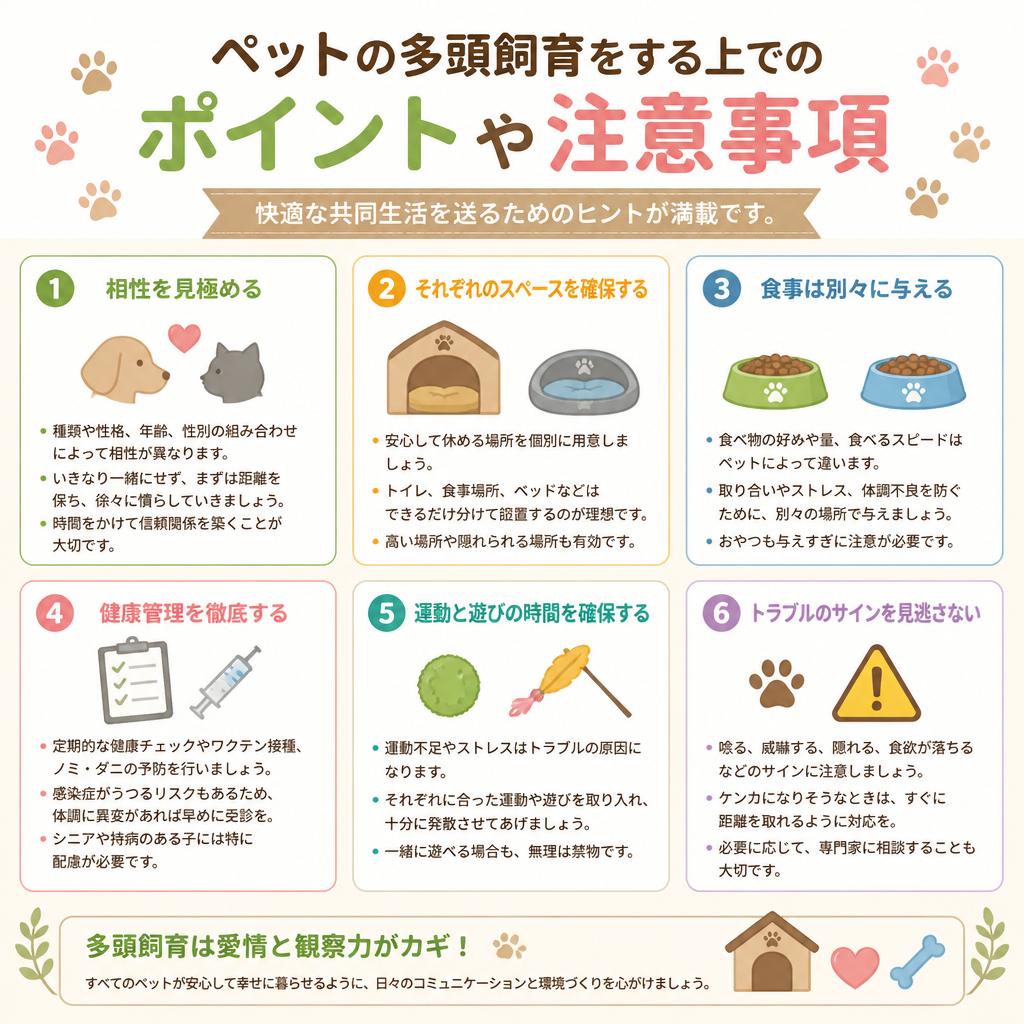 4. 多頭飼育の心得