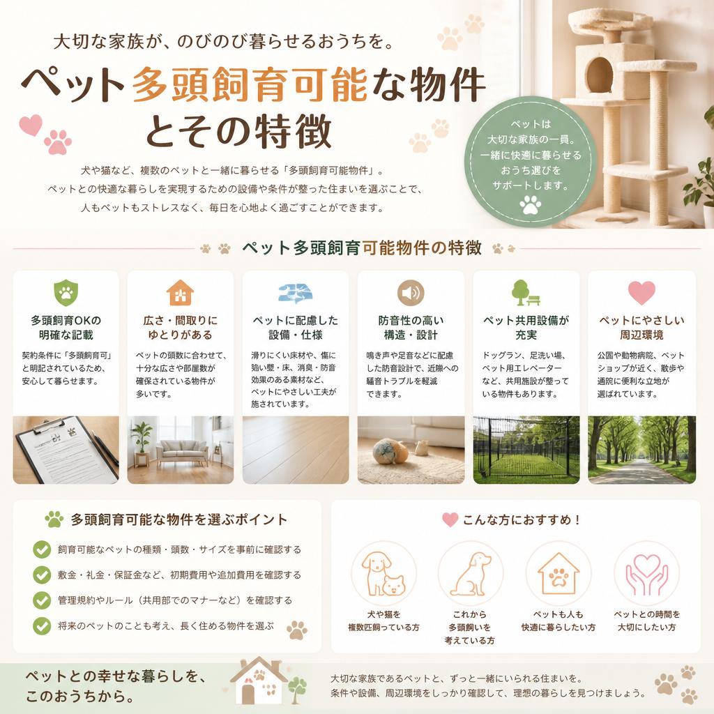 ペットと共存できる住まい