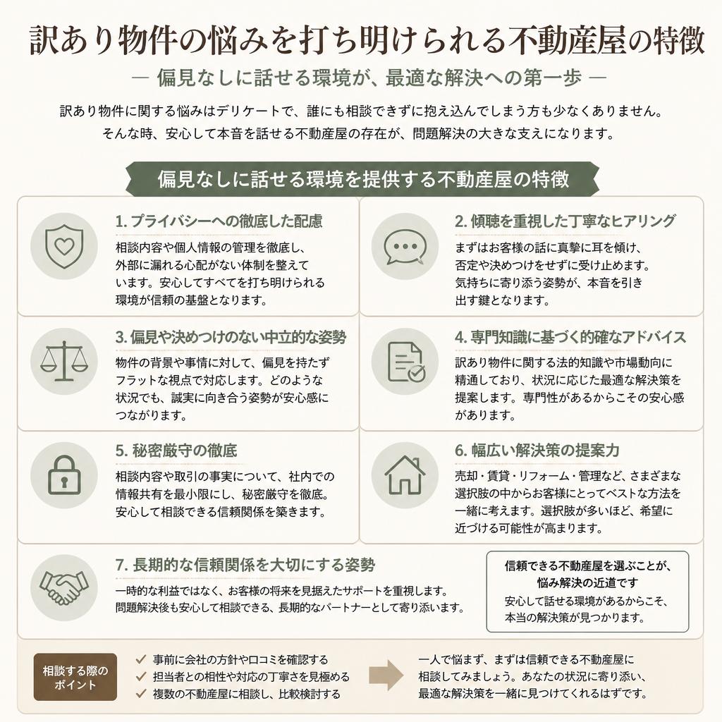 偏見なく相談できる環境とは？