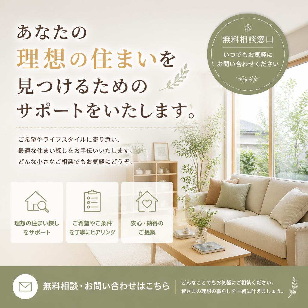 まずはお気軽に相談を！